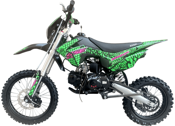 Изображение товара Мотоцикл BSE EX 14/12 Max13 / B0EXYG040CRW3 (зеленый/розовый/неон)