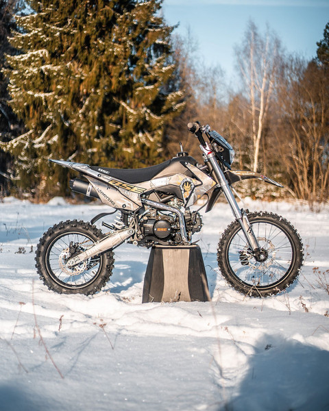 Изображение товара Мотоцикл BSE EX 14/12 / B0EXYG040CAH3 (серый)