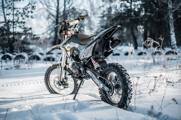 Изображение товара Мотоцикл BSE EX 14/12 / B0EXYG040CAH3 (серый)