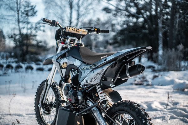 Изображение товара Мотоцикл BSE EX 14/12 / B0EXYG040CAH3 (серый)