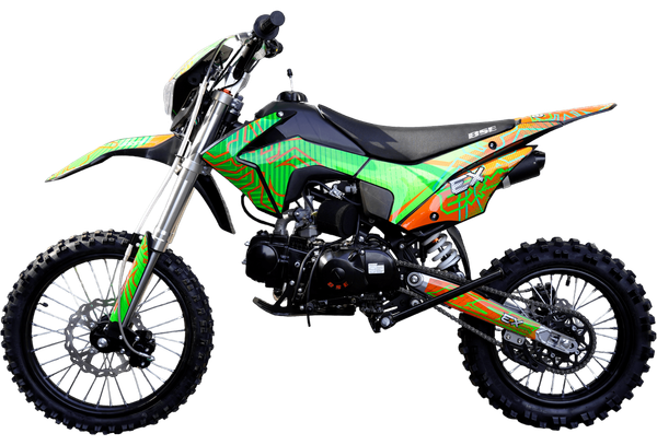 Изображение товара Мотоцикл BSE EX 17/14 / B0EXYG040ECH3 (зеленый/оранжевый)