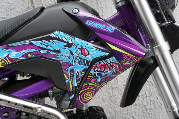 Изображение товара Мотоцикл BSE MX 17/14 / B0MXYG040EAB3 (фиолетовый дракон)
