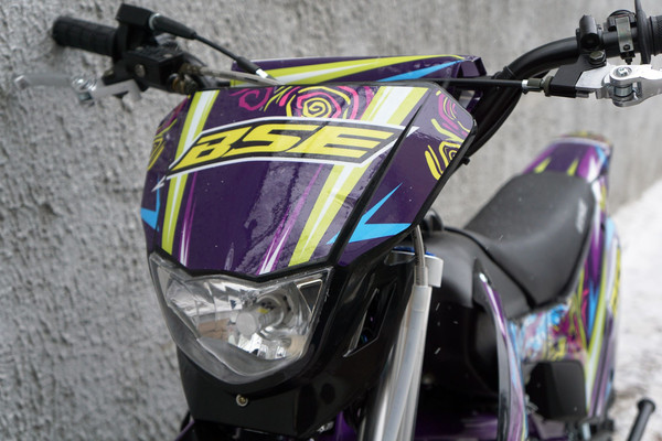 Изображение товара Мотоцикл BSE MX 17/14 / B0MXYG040EAB3 (фиолетовый дракон)