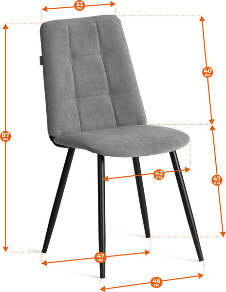 Изображение товара Стул Tetchair Asti Trend экокожа (черный)