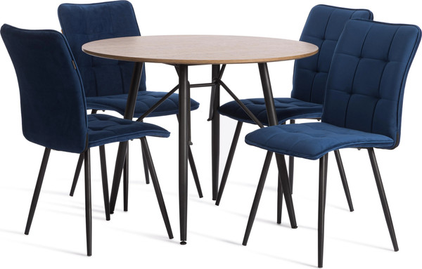 Изображение товара Стул Tetchair Bari LT велюр (синий)