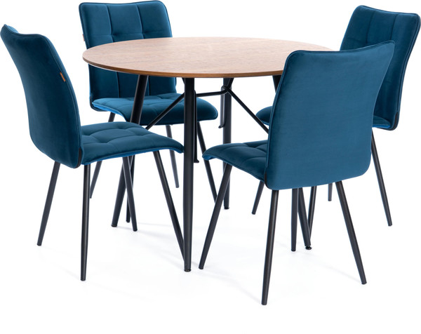 Изображение товара Стул Tetchair Bari LT велюр (темно-синий)