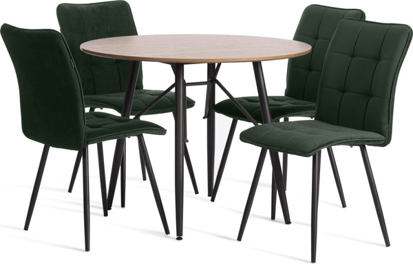 Изображение товара Стул Tetchair Bari LT велюр (изумруд)