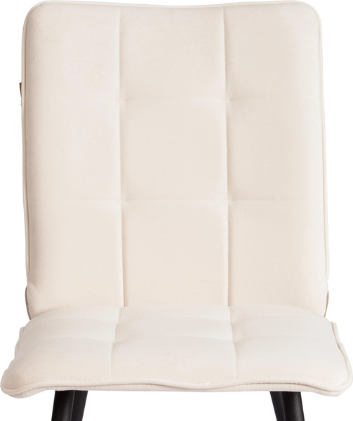 Изображение товара Стул Tetchair Bari LT флок (молочный/черный)