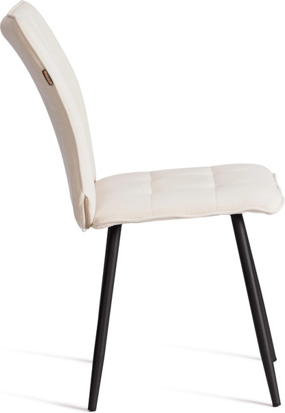 Изображение товара Стул Tetchair Bari LT флок (молочный/черный)