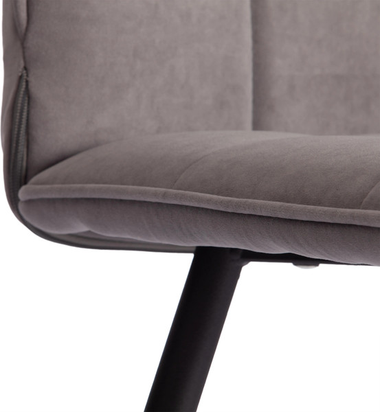 Изображение товара Стул Tetchair Bari LT флок (серый/черный)