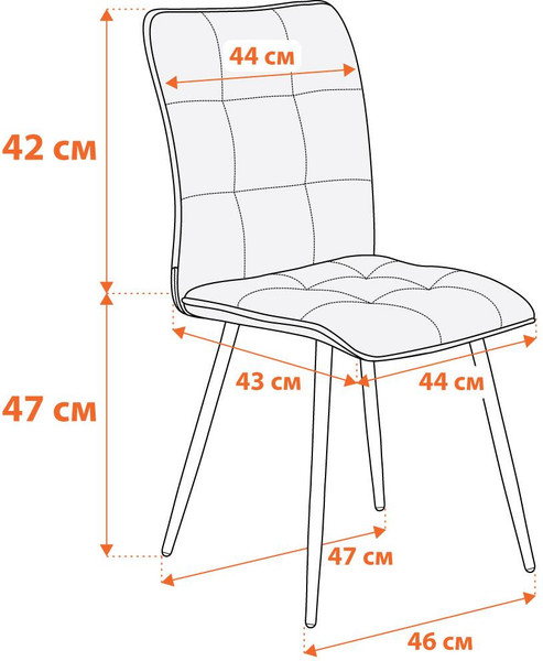 Изображение товара Стул Tetchair Bari LT флок (серый/черный)