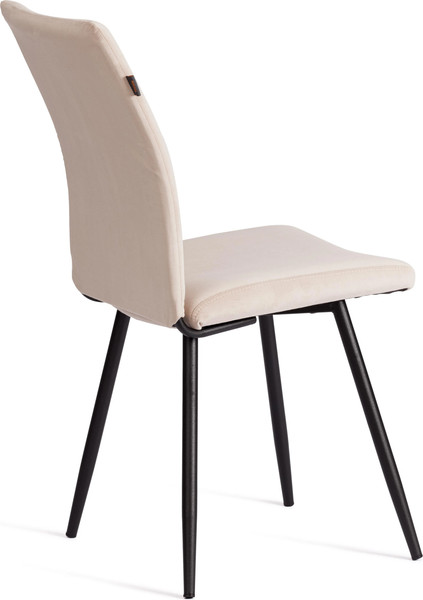 Изображение товара Стул Tetchair Monte Carlo Trend флок (бежевый/черный)