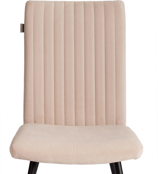 Изображение товара Стул Tetchair Monte Carlo Trend флок (бежевый/черный)