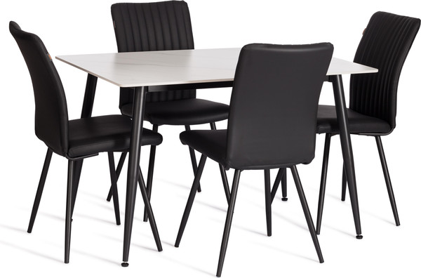 Изображение товара Стул Tetchair Monte Carlo Trend экокожа (черный)