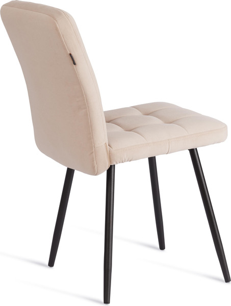 Изображение товара Стул Tetchair Sweet LT флок (бежевый/черный)