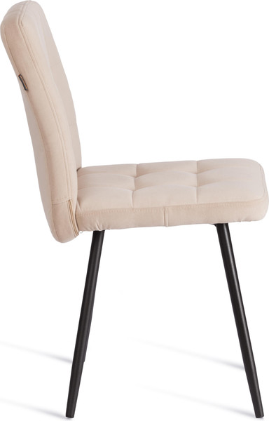 Изображение товара Стул Tetchair Sweet LT флок (бежевый/черный)