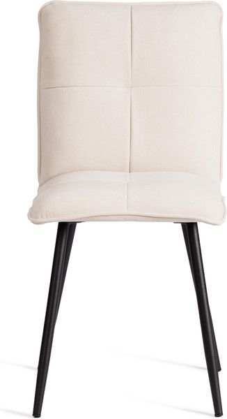 Изображение товара Стул Tetchair Sweet LT флок (молочный/черный)