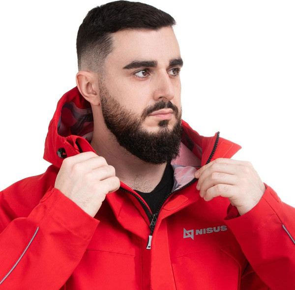 Изображение товара Костюм для охоты и рыбалки Nisus Titan N-431001 (44-46/170-176, красный/черный)