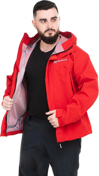 Изображение товара Костюм для охоты и рыбалки Nisus Titan N-431001 (56-58/182-188, красный/черный)