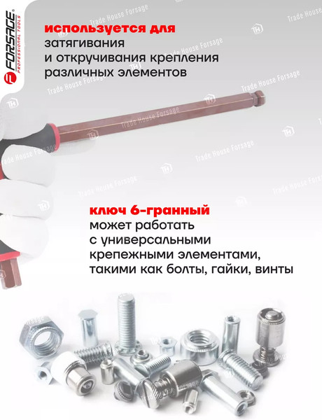 Изображение товара Гаечный ключ Forsage H2x75мм 25 656 / F-76502G