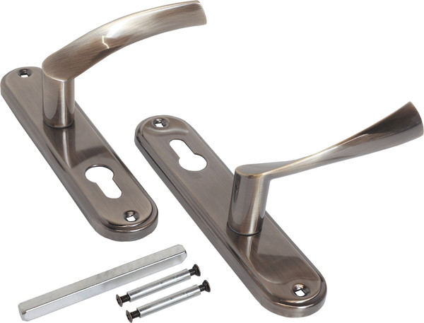 Изображение товара Ручка дверная Аллюр 103-1 61.5мм AB (старая бронза)