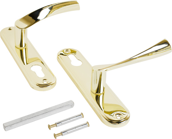 Изображение товара Ручка дверная Аллюр 103-1 70мм GP (золотистый)