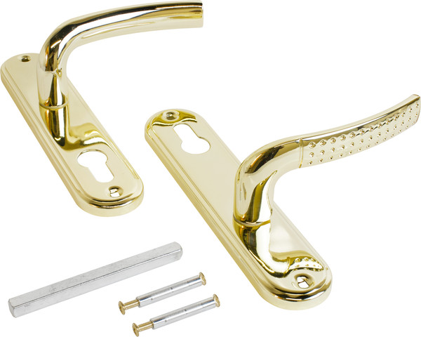 Изображение товара Ручка дверная Аллюр 132-1 70мм GP (золотистый)