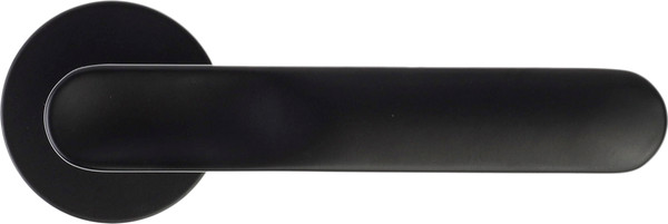 Изображение товара Ручка дверная Аллюр Арт Доната BL 93150 (матовый черный)