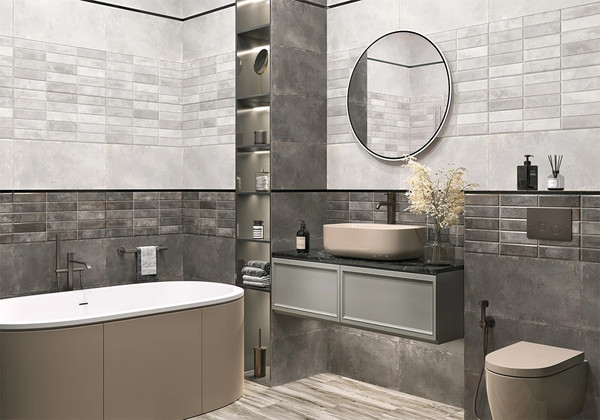 Изображение товара Плитка NewTrend Elbrus Gray WT36ELR15 (300x600)