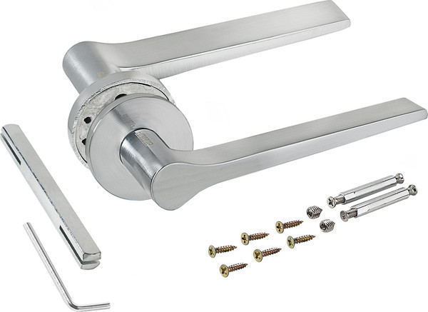 Изображение товара Ручка дверная Аллюр Арт Аллегра SC 9490 (матовый хром)