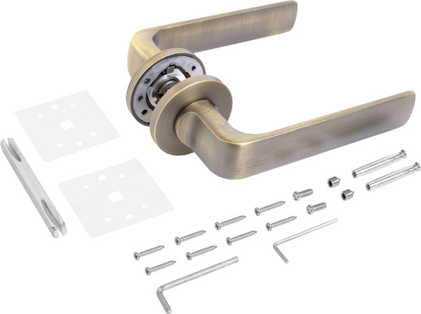 Изображение товара Ручка дверная Аллюр Арт Эрика MAB 9230 (матовая бронза)