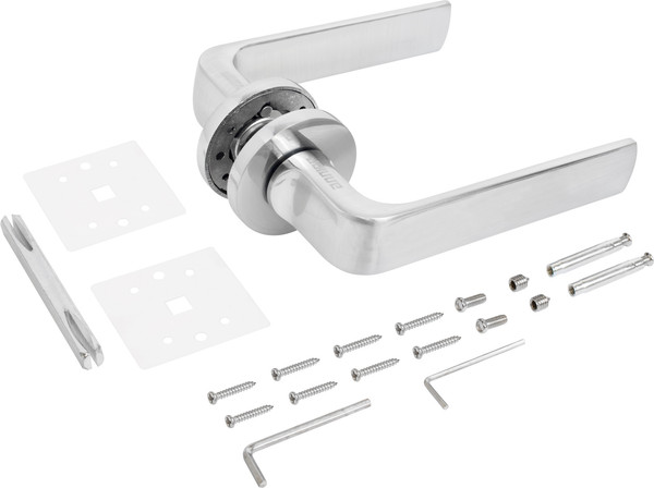 Изображение товара Ручка дверная Аллюр Арт Эрика SC 9290 (матовый хром)