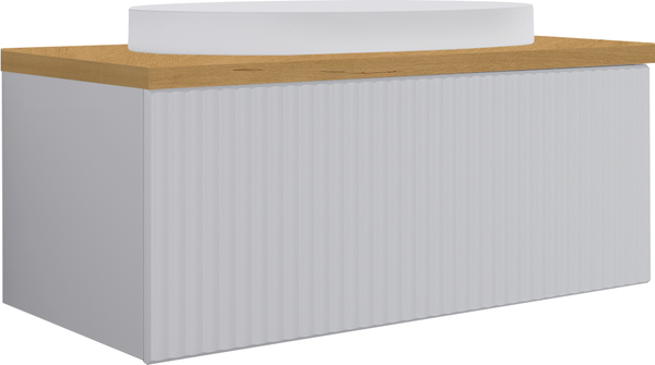 Изображение товара Тумба с умывальником ЗОВ Кито 100 / K100LW0MFWPM-HPL38T6002 (флавио белый)