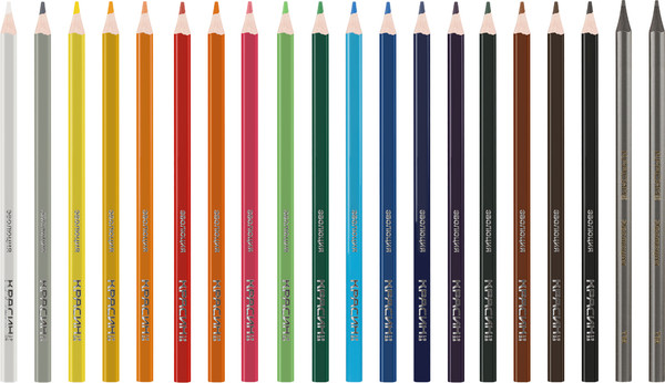 Изображение товара Набор цветных карандашей Красин Эволюция / КР-180500 (18цв)
