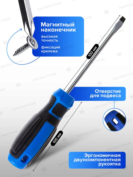 Изображение товара Отвертка Forsage SL5х100мм 28 113 / F-7131005