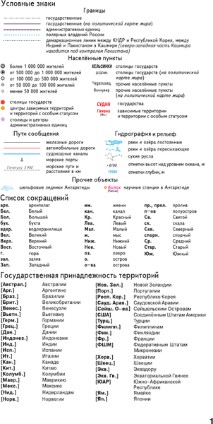 Изображение товара Атлас АСТ Компактный атлас мира 2023 в новых границах, мягкая обложка
