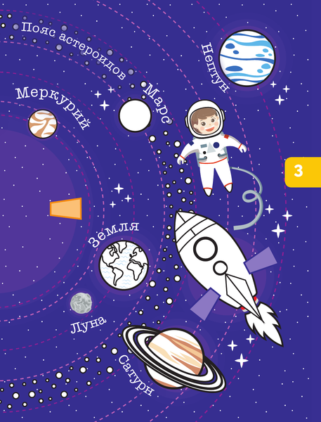 Изображение товара Раскраска АСТ Космическое путешествие, мягкая обложка