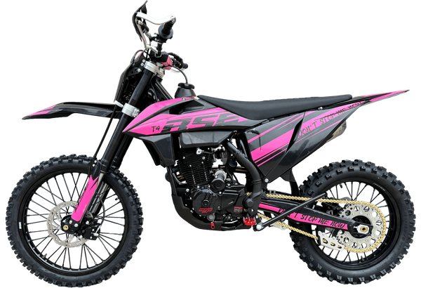 Изображение товара Мотоцикл BSE T4 ZS172FMM-5 / B0T4YE015HNH1 (розовый)