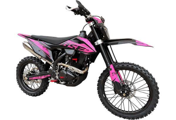 Изображение товара Мотоцикл BSE T4 ZS172FMM-5 / B0T4YE015HNH1 (розовый)