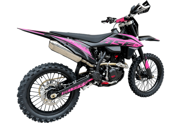 Изображение товара Мотоцикл BSE T4 ZS172FMM-5 / B0T4YE015HNH1 (розовый)