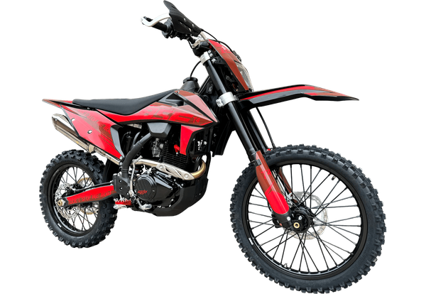 Изображение товара Мотоцикл BSE T4 ZS172FMM-5 / B0T4YE015HHH1 (красный)