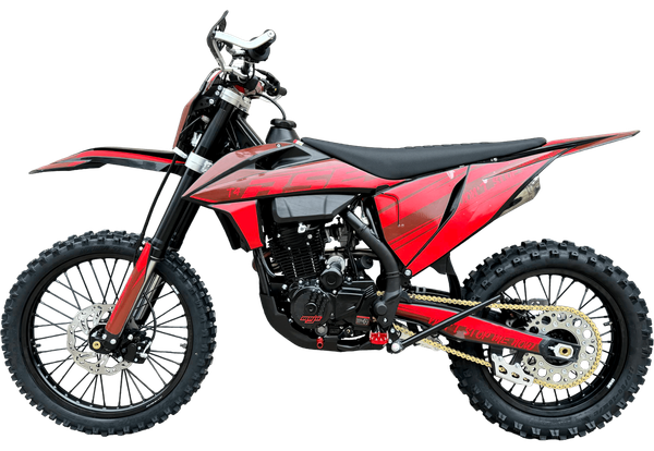 Изображение товара Мотоцикл BSE T4 ZS172FMM-5 / B0T4YE015HHH1 (красный)