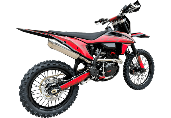 Изображение товара Мотоцикл BSE T4 ZS172FMM-5 / B0T4YE015HHH1 (красный)