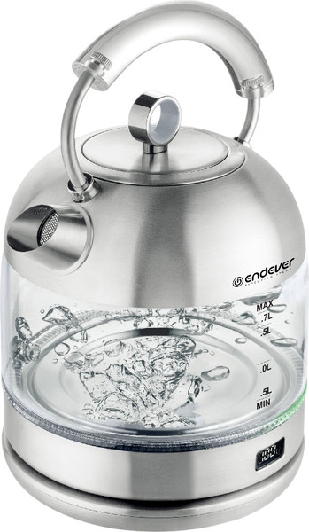 Изображение товара Электрочайник Endever Skyline KR-368G (стальной)