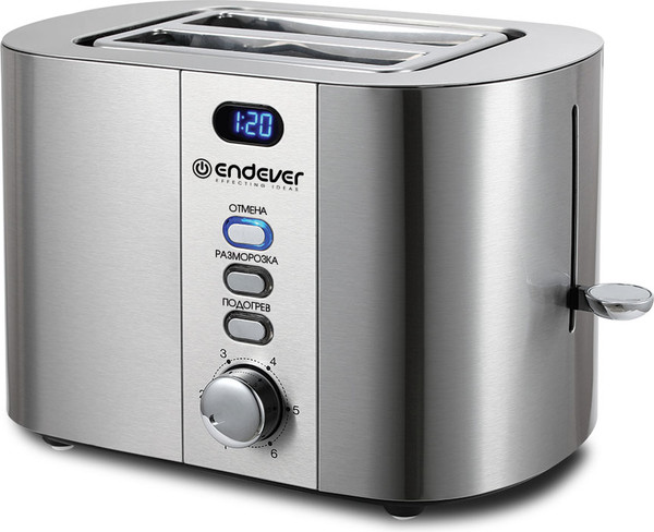 Изображение товара Тостер Endever Skyline ST-126 (голубой/стальной)
