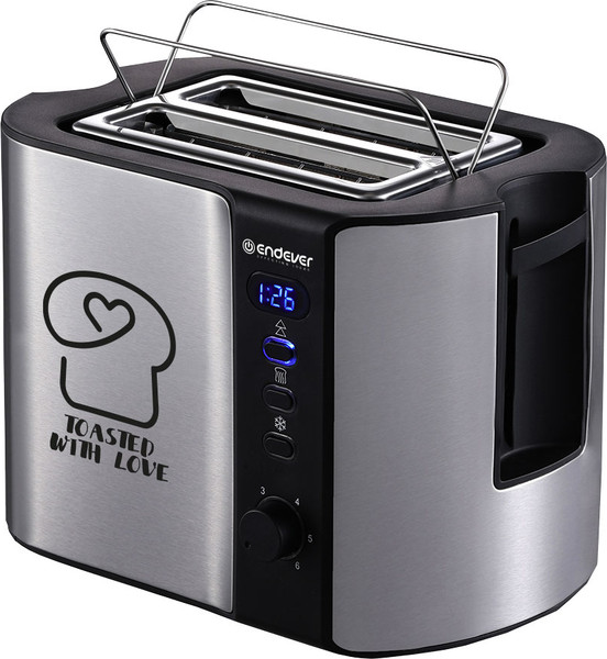 Изображение товара Тостер Endever Skyline ST-127 (стальной/черный)