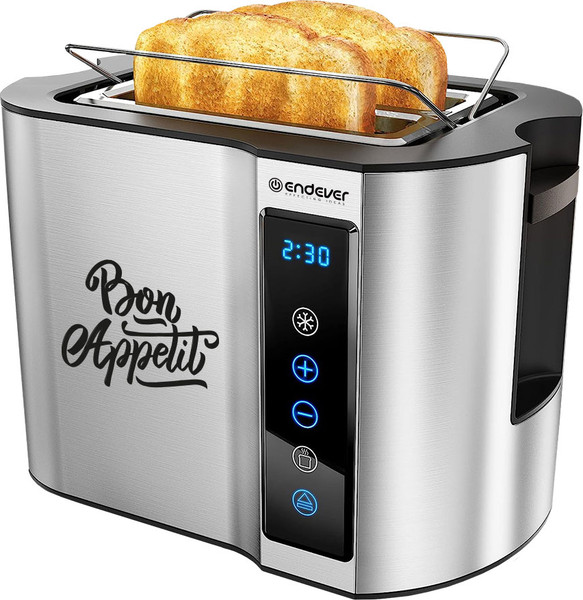 Изображение товара Тостер Endever Skyline ST-128 (стальной/черный)