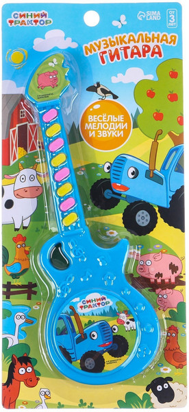 Изображение товара Музыкальная игрушка Синий трактор Гитара / 9038410 (синий)