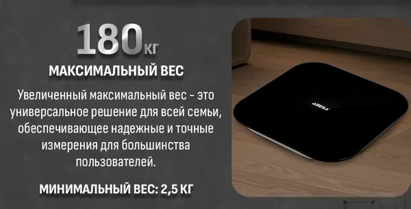 Изображение товара Напольные весы электронные Aresa AR-4418