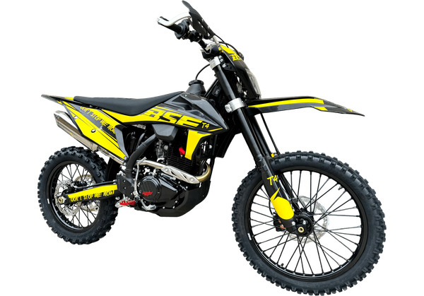 Изображение товара Мотоцикл BSE T4 ZS172FMM-5 / B0T4YE015HHH2 (желтый)